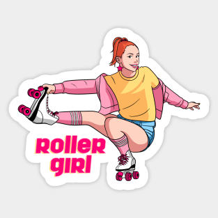 Roller Girl Sticker